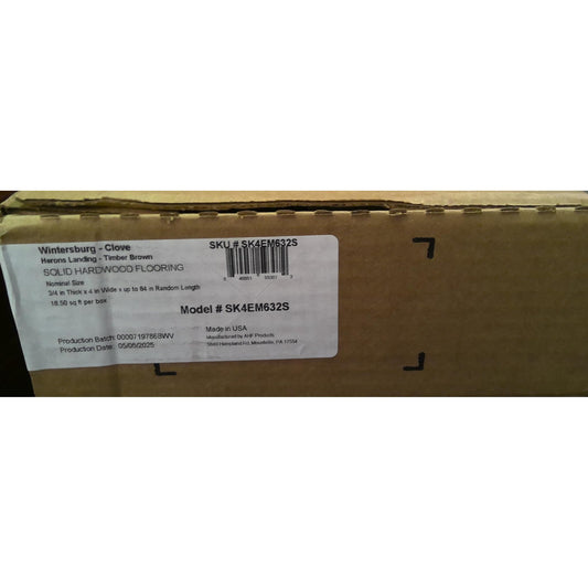55 Square Feet of Timber Brown Hardwood Flooring (3 Boxes)