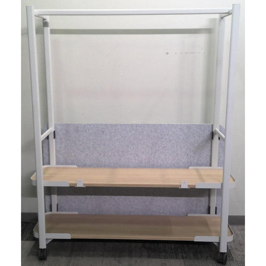 60" Clothing Rack with Shelves
