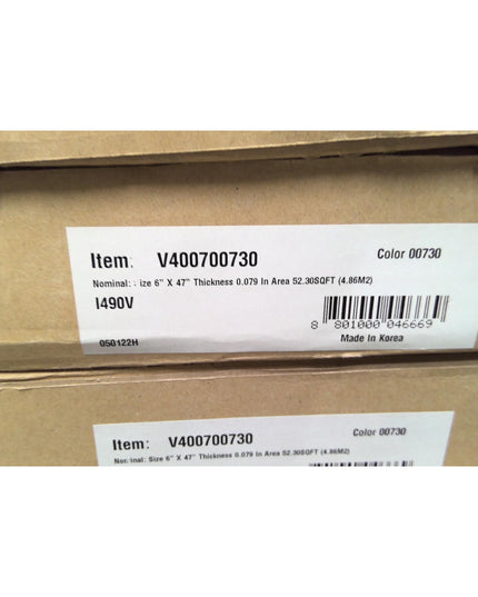 313 Square Feet of Vinyl Flooring (6 Boxes)