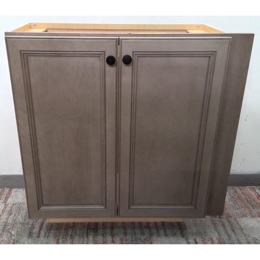 33" Gray Base Cabinet