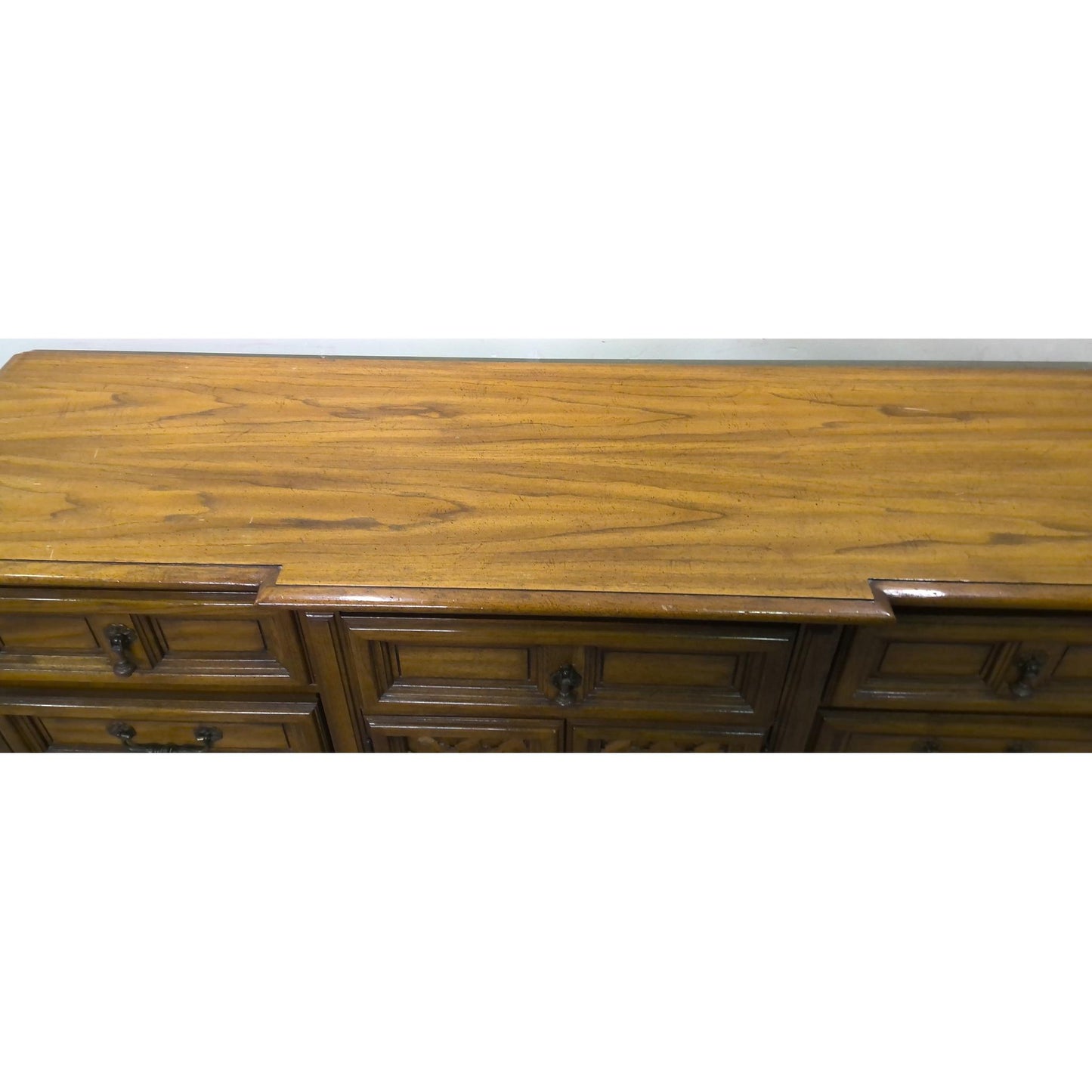 72" Wood Dresser with Mirror