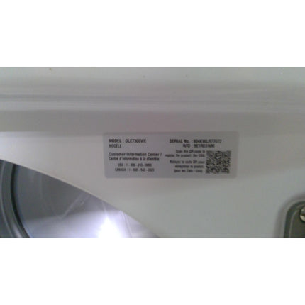 LG 7.3 cu. ft. Ultra Large Capacity Smart Wi-Fi Enabled Electric Dryer with Sensor Dry