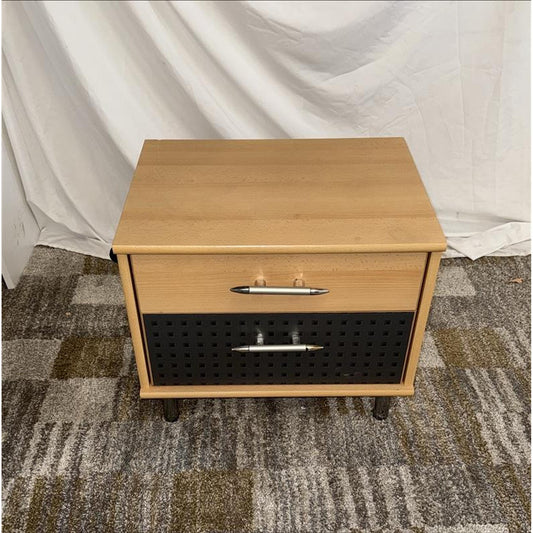 Small Wood End Table w/ Drawers