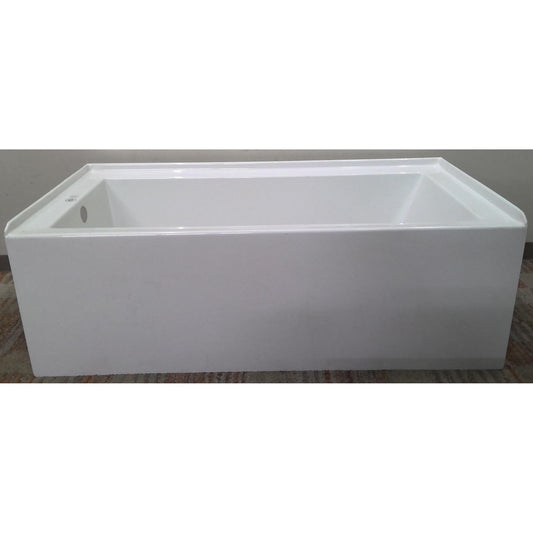 60" Left Drain Alcove Bathtub