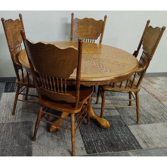 5 Piece Wood Dining Set