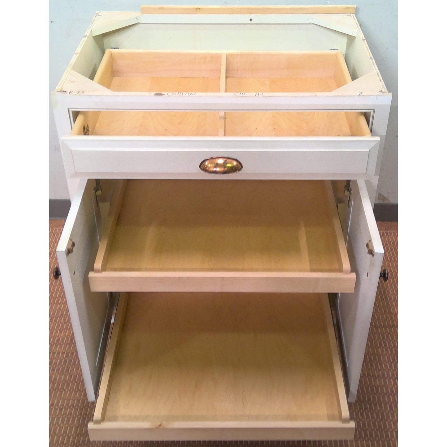 33" White Base Cabinet