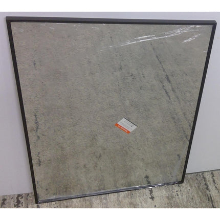 30" x 40" Black Metal Frame Mirror