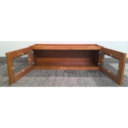36" Glass Door Upper Cabinet