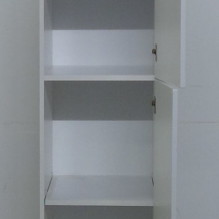 18" x 97" White Pantry Cabinet