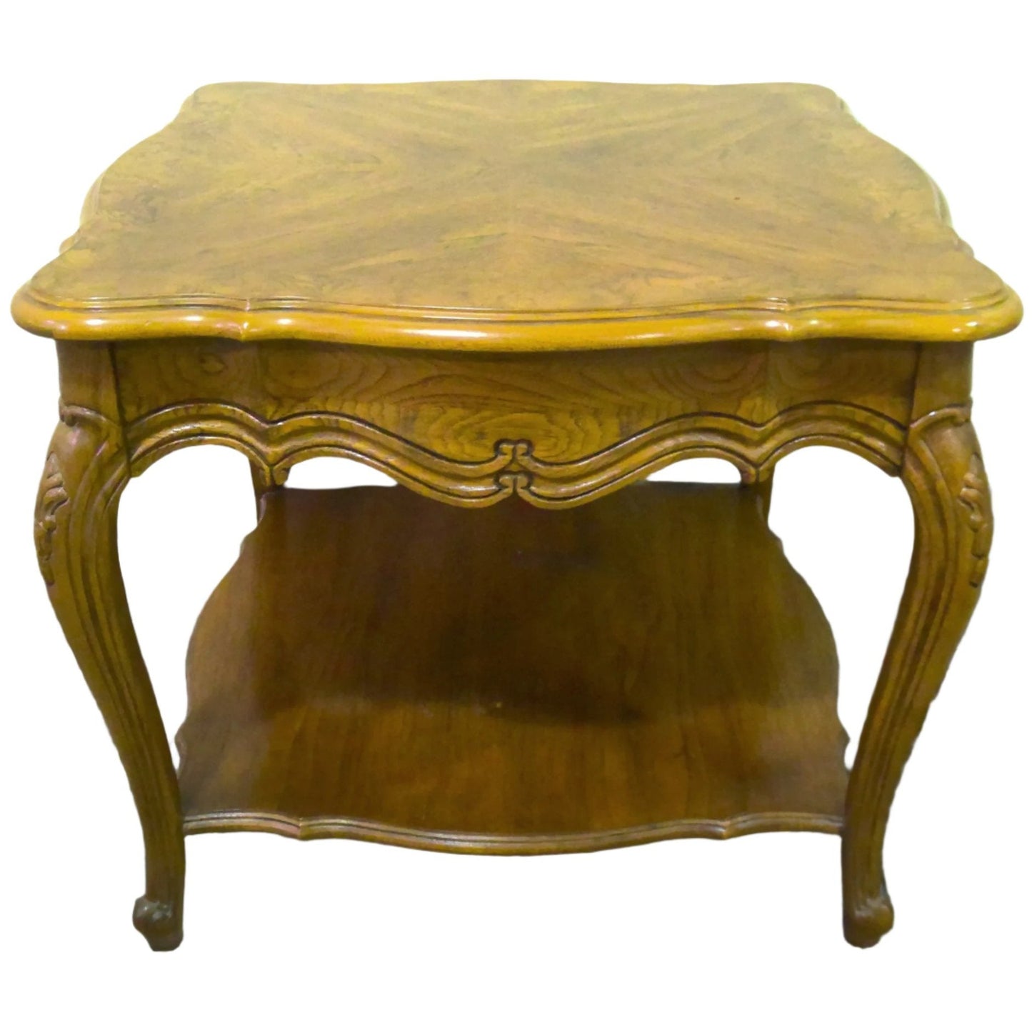 Burl Accent End Table