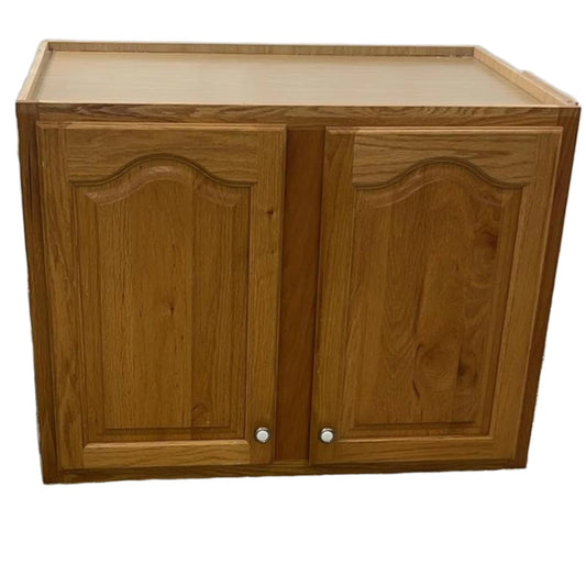 27" x 36" Medium Oak Wall Cabinet