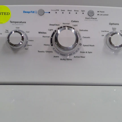 GE 4.5 cu. ft. Capacity Washer with Stainless Steel Basket