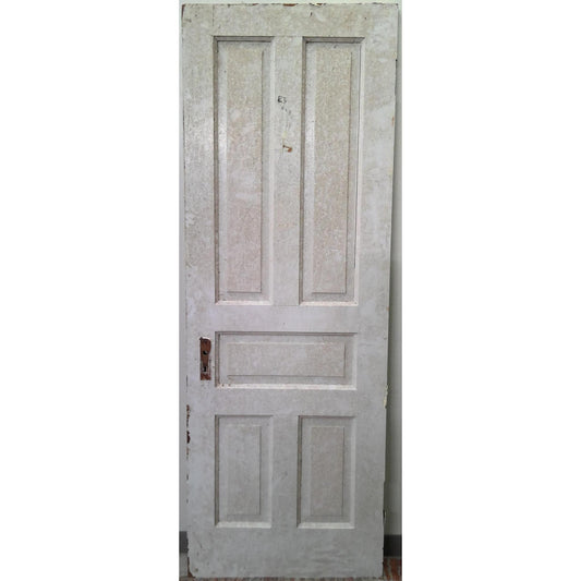 28" x 78" White Solid-Core Door