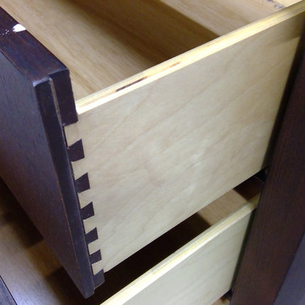 Dark Brown Wood Armoire