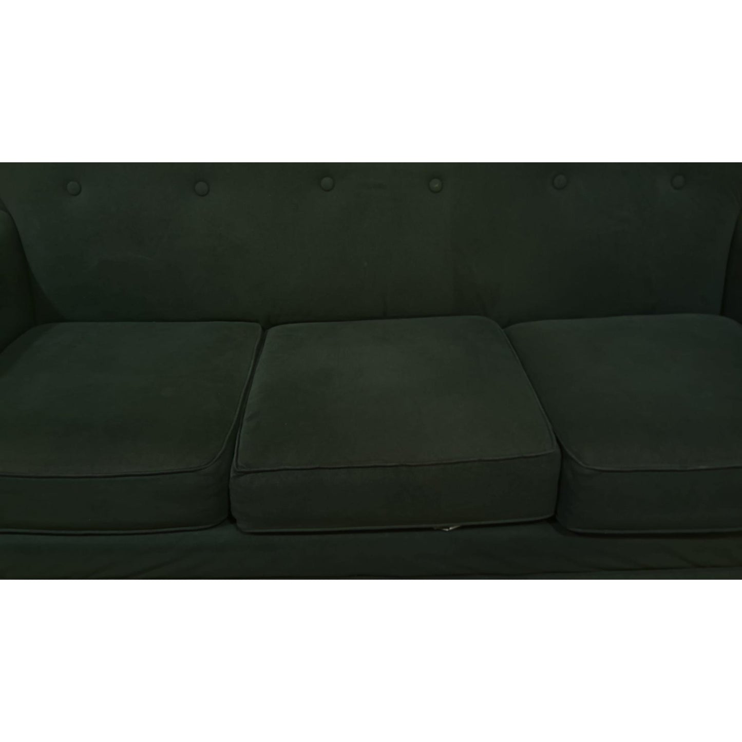 Tufted Gray Sofa