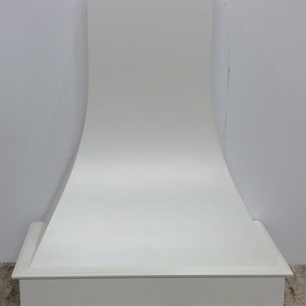 White Wood Range Hood Cover
