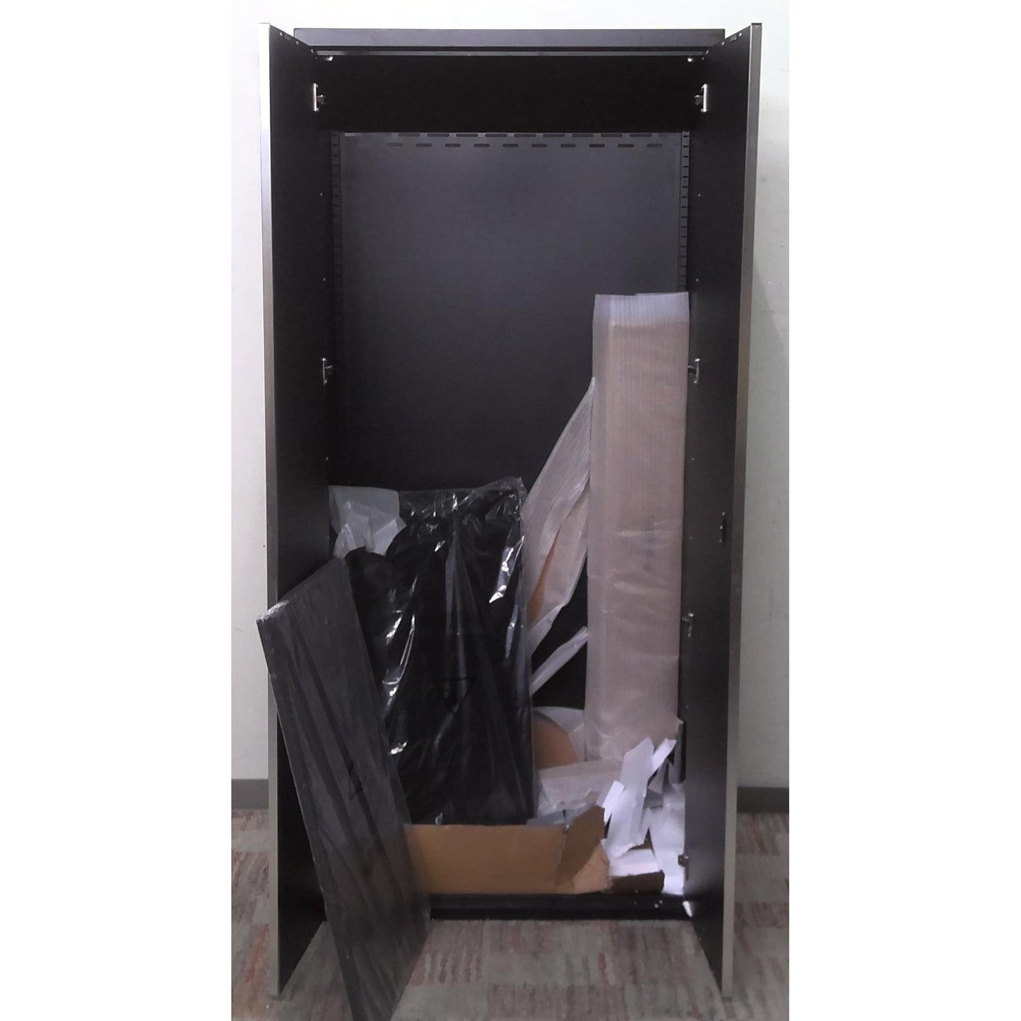 36" x 80" Black Multi-Use Steel Storage Locker