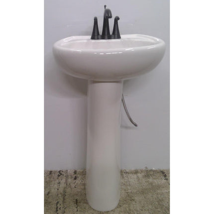 Pedestal Sink with Faucet