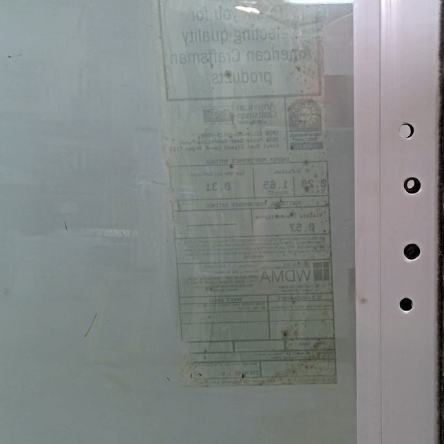33.5" x 77.5" Sliding Glass Door Panel