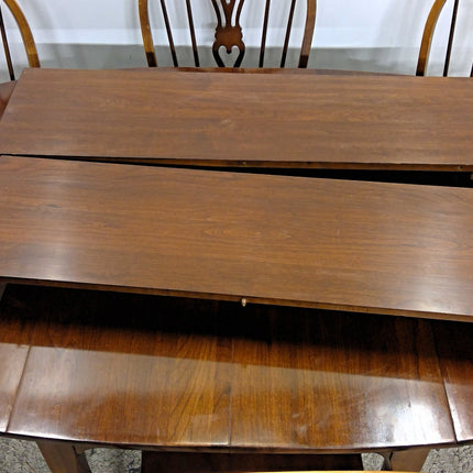 Wood Dining Table with 4 Chairs