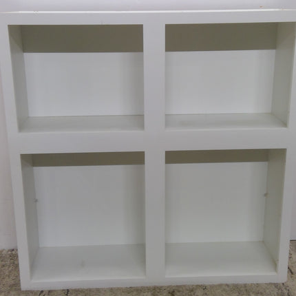42" x 42" White Plywood Upper Cabinet (No Doors)