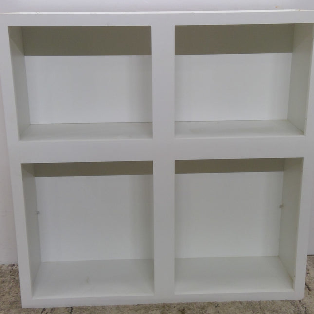 42" x 42" White Plywood Upper Cabinet (No Doors)