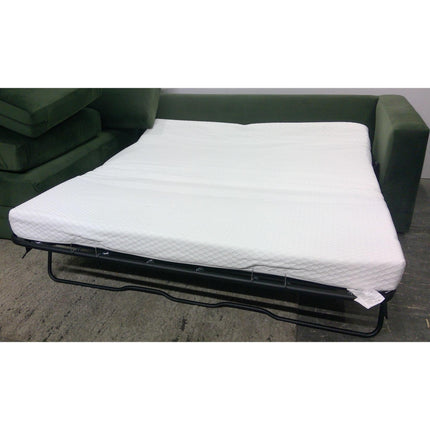 118" Velvet Hale Fir Green 2-Piece Sectional Storage Sleeper Sofa (Added 08/01/2026)