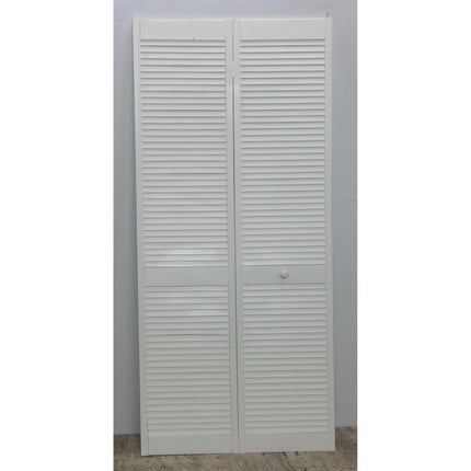 35.5" x 78.5" Louver Bifold Closet Door