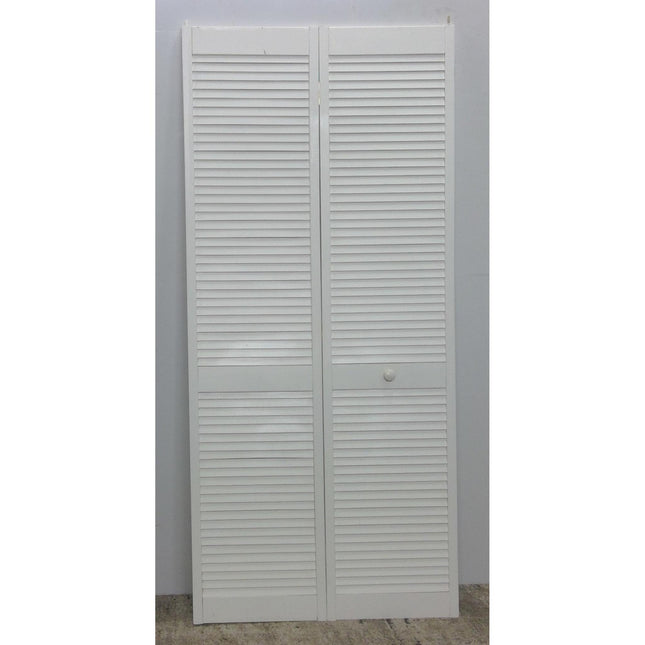 35.5" x 78.5" Louver Bifold Closet Door