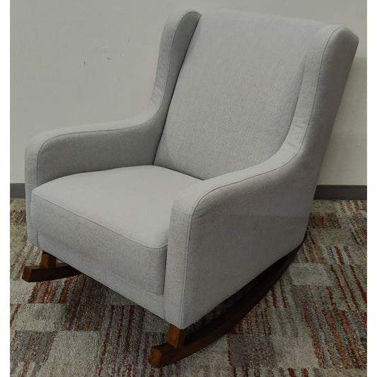 Gray Rocking Armchair