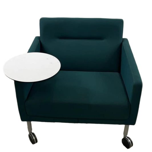 Mobile Lounge Chair with Side Table
