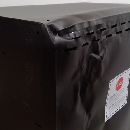 30" Black and Gray Steel Storage Locker