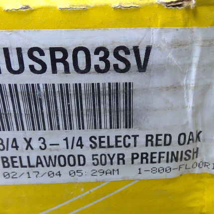 88 Square Feet of Red Oak Prefinished Hardwood Flooring (4 Boxes)