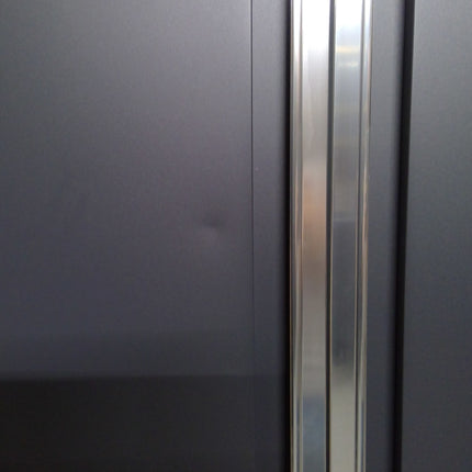 30" Black and Gray Steel Storage Locker