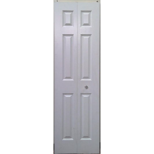 23.5" x 80" White Bifold Closet Door