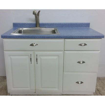 49" Sink Cabinet with Stainless Steel Sink and Faucet