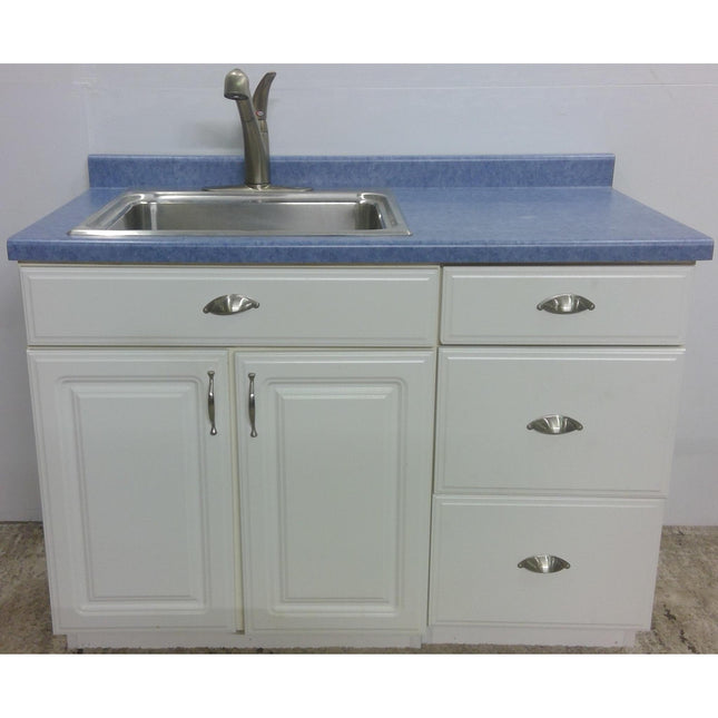 49" Sink Cabinet with Stainless Steel Sink and Faucet