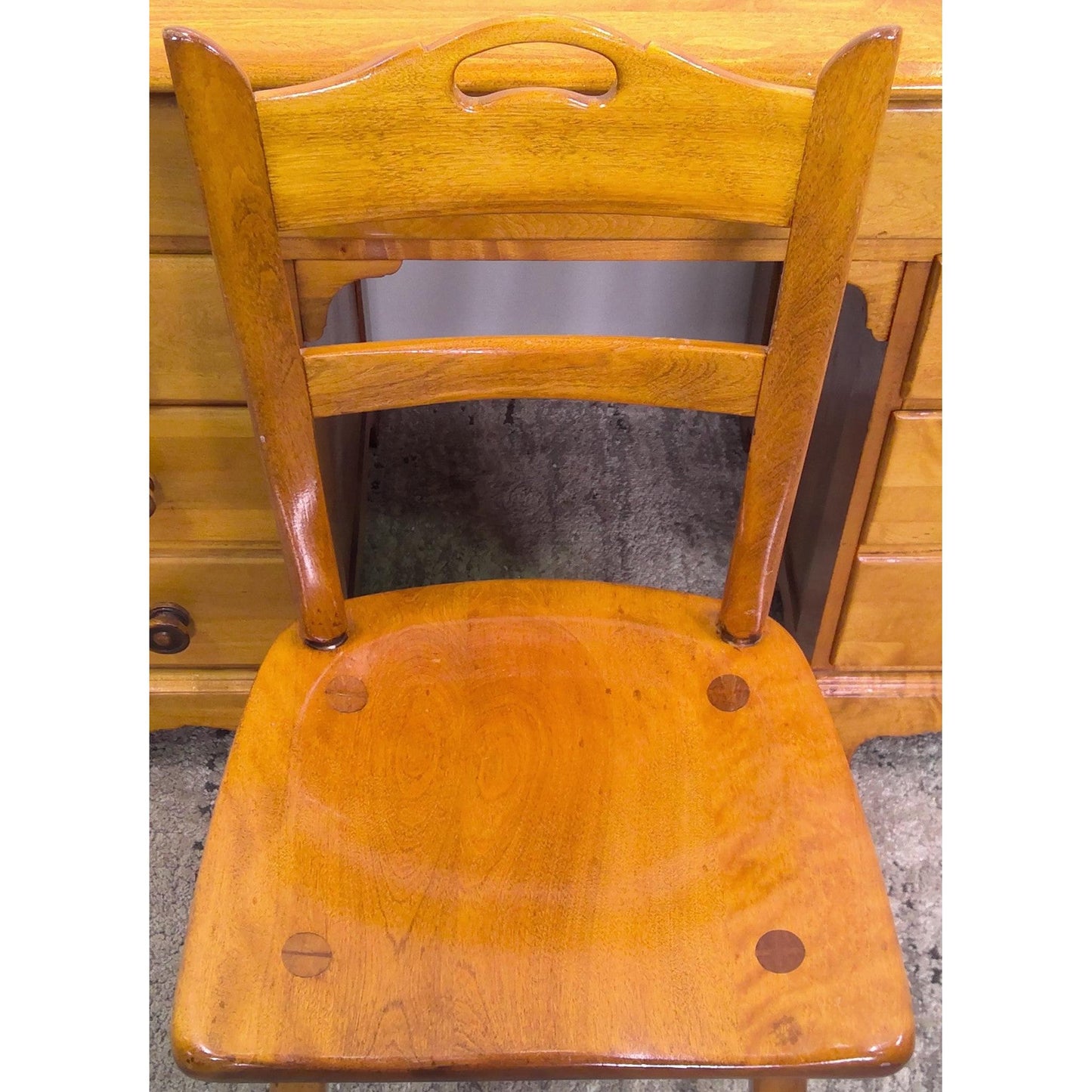 42" Wood Desk with Chair