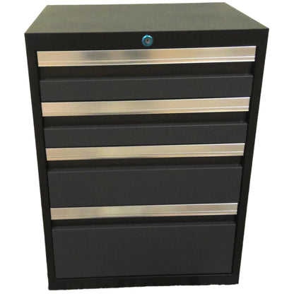 4-Drawer Black Tool Cabinet