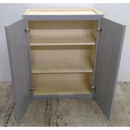 24" x 30" Gray Plywood Upper Cabinet (Added 07/31/2026)