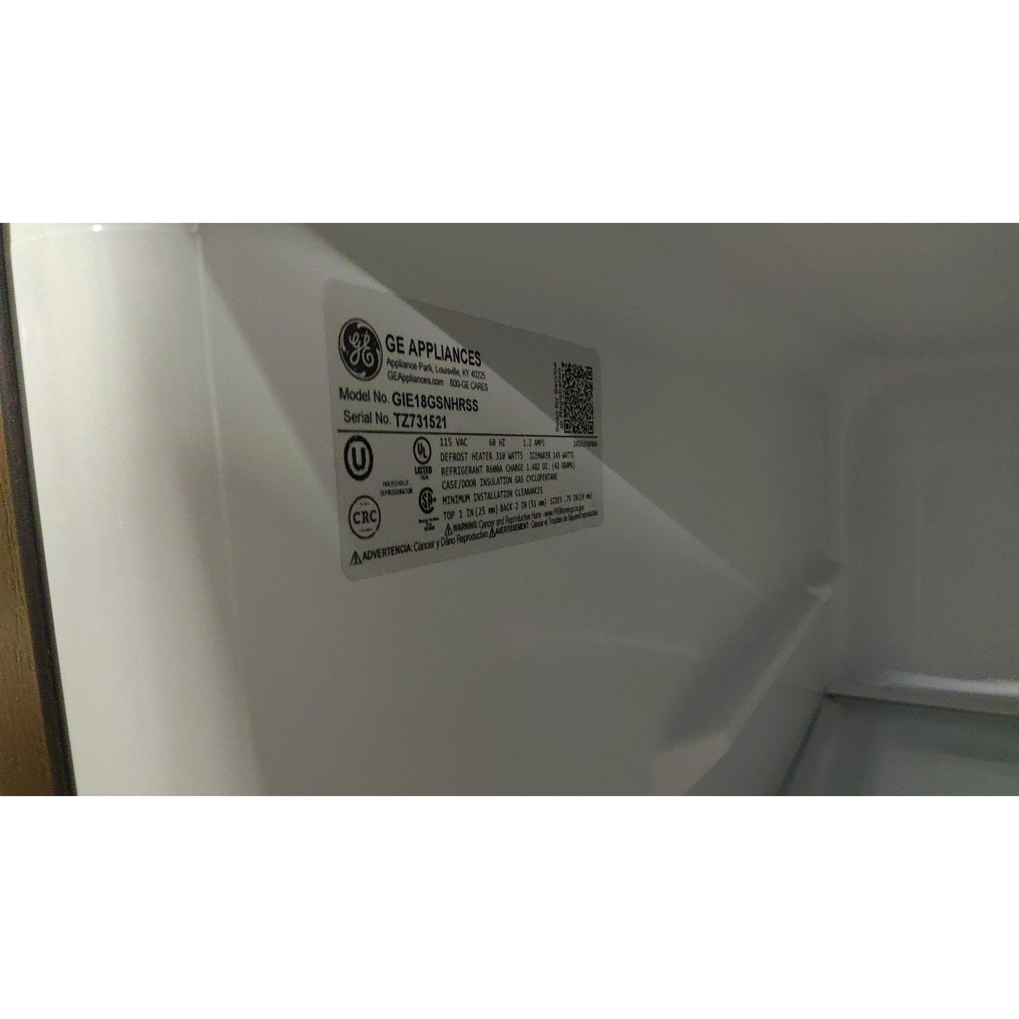 ReStore Select x GE Energy Star 17.5 Cu. Ft. Top-Freezer Refrigerator - TZ73152 - FL