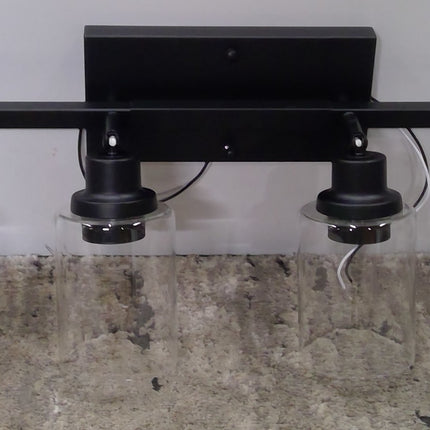 6-Light Black Vanity Light Fixture