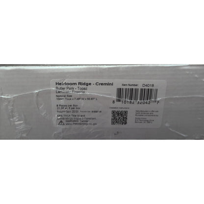 126 Square Feet of Cremini Laminate Flooring (6 Boxes)