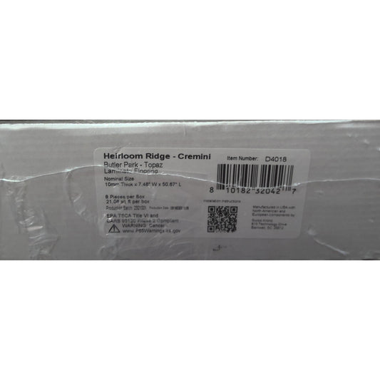 126 Square Feet of Cremini Laminate Flooring (6 Boxes)