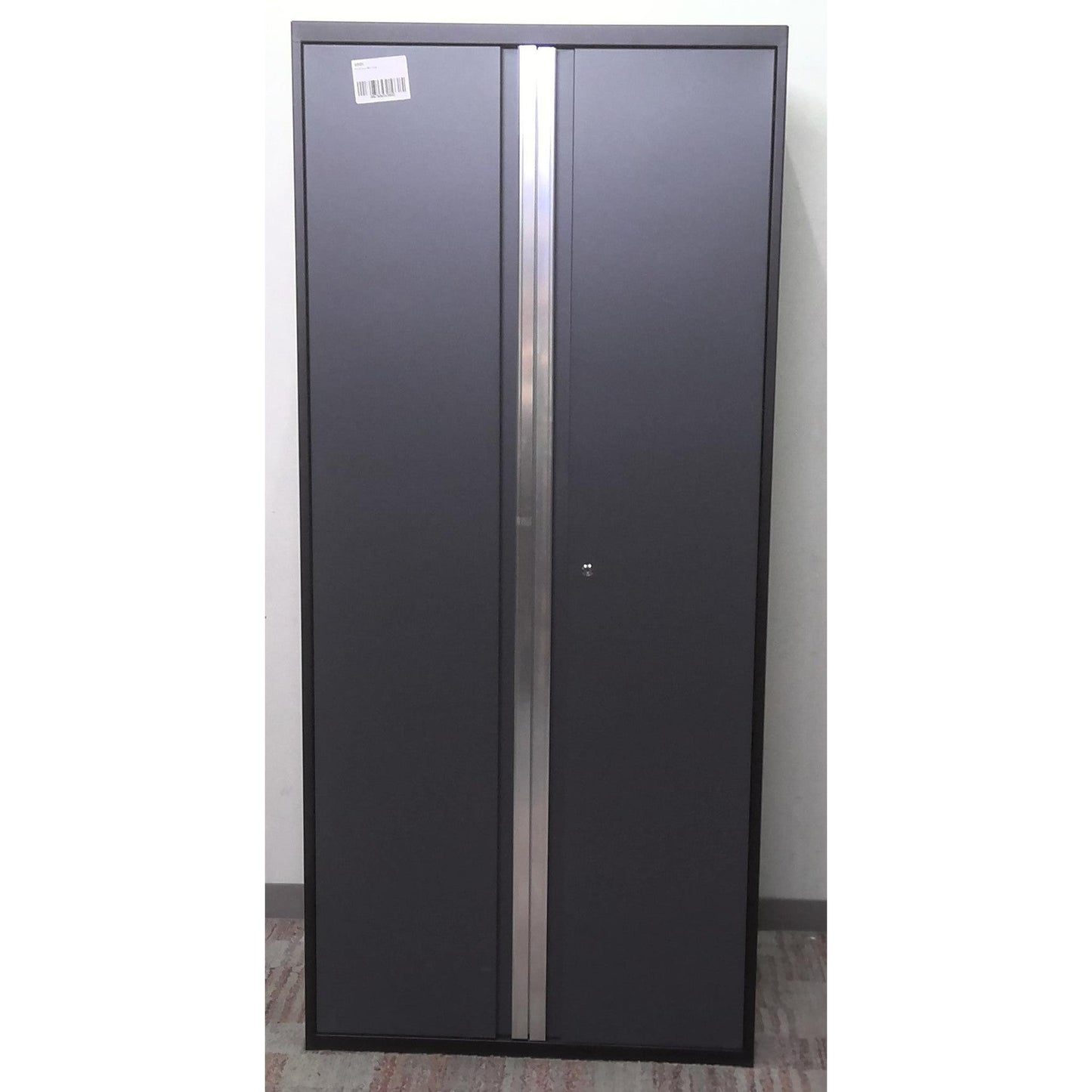 36" x 80" Black and Gray Multi-Use Steel Storage Locker