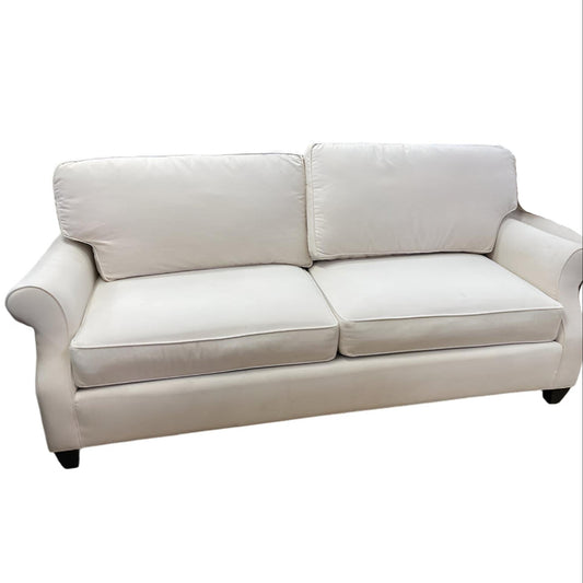78" White Sofa