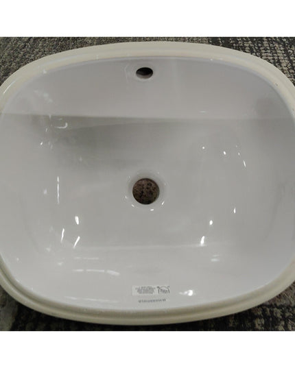 White Porcelain Undermount Sink