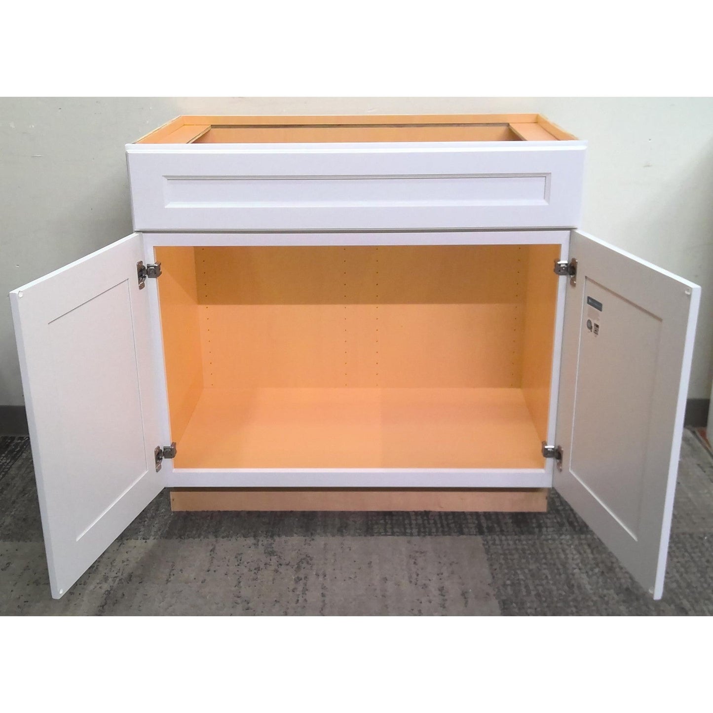 36" White Sink Base Cabinet