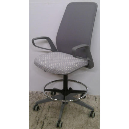 Tall Gray Office Chair