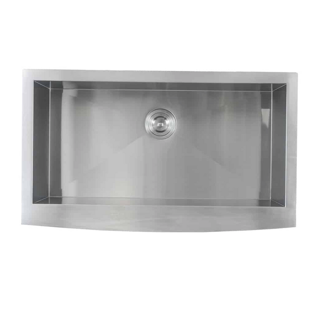 36" Undermount Apron Front Double Bowl Stainless Steel Sink